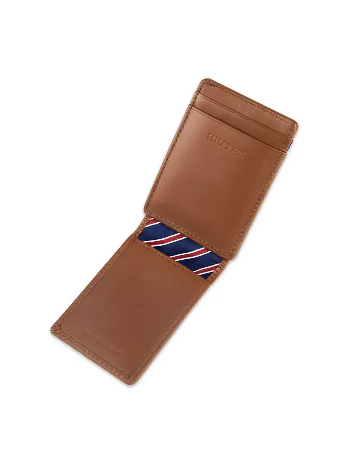 Мужской кошелек с накладным карманом спереди Tommy Hilfiger — изображение 3 из 7, темный бежевый