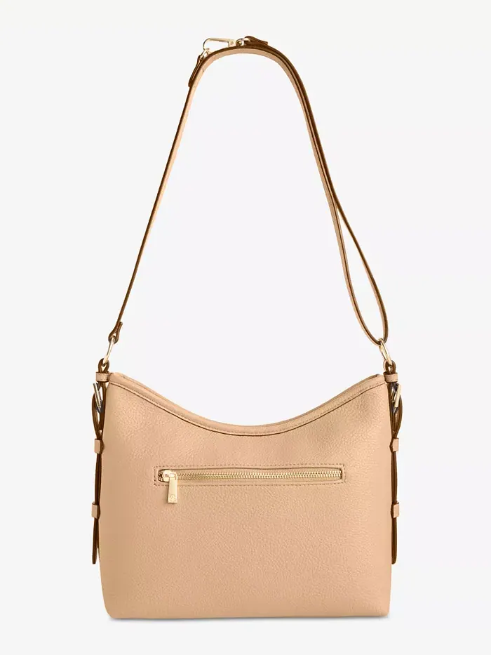 Сумка через плечо Pebble Soft Medium Giani Bernini — изображение 4 из 7, коричневый