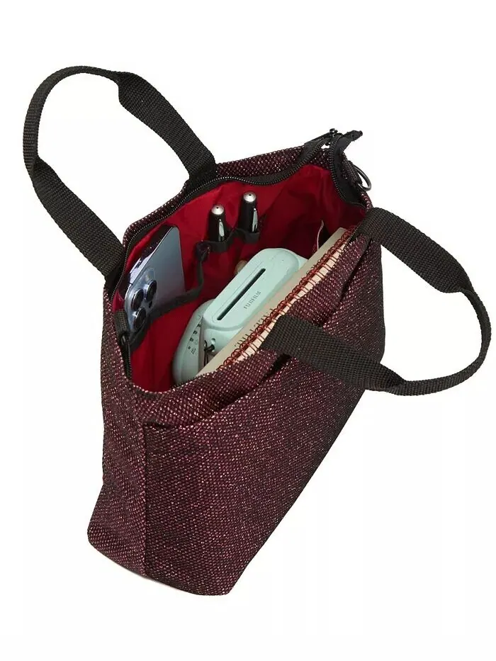 Тканевая уличная сумка-тоут Manhattan Portage — изображение 2 из 6, бордовый
