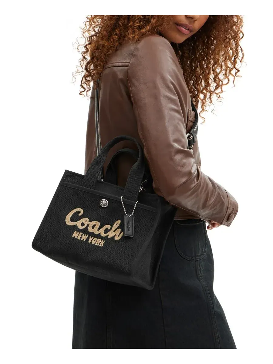 Сумка-тоут Cargo из канваса с вышитым логотипом COACH