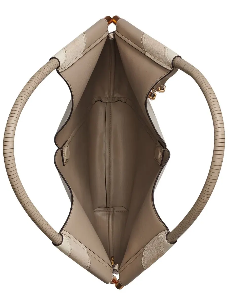 Большая сумка через плечо Baldwin Curve Pieced Donna Karan New York — изображение 4 из 6, мульти