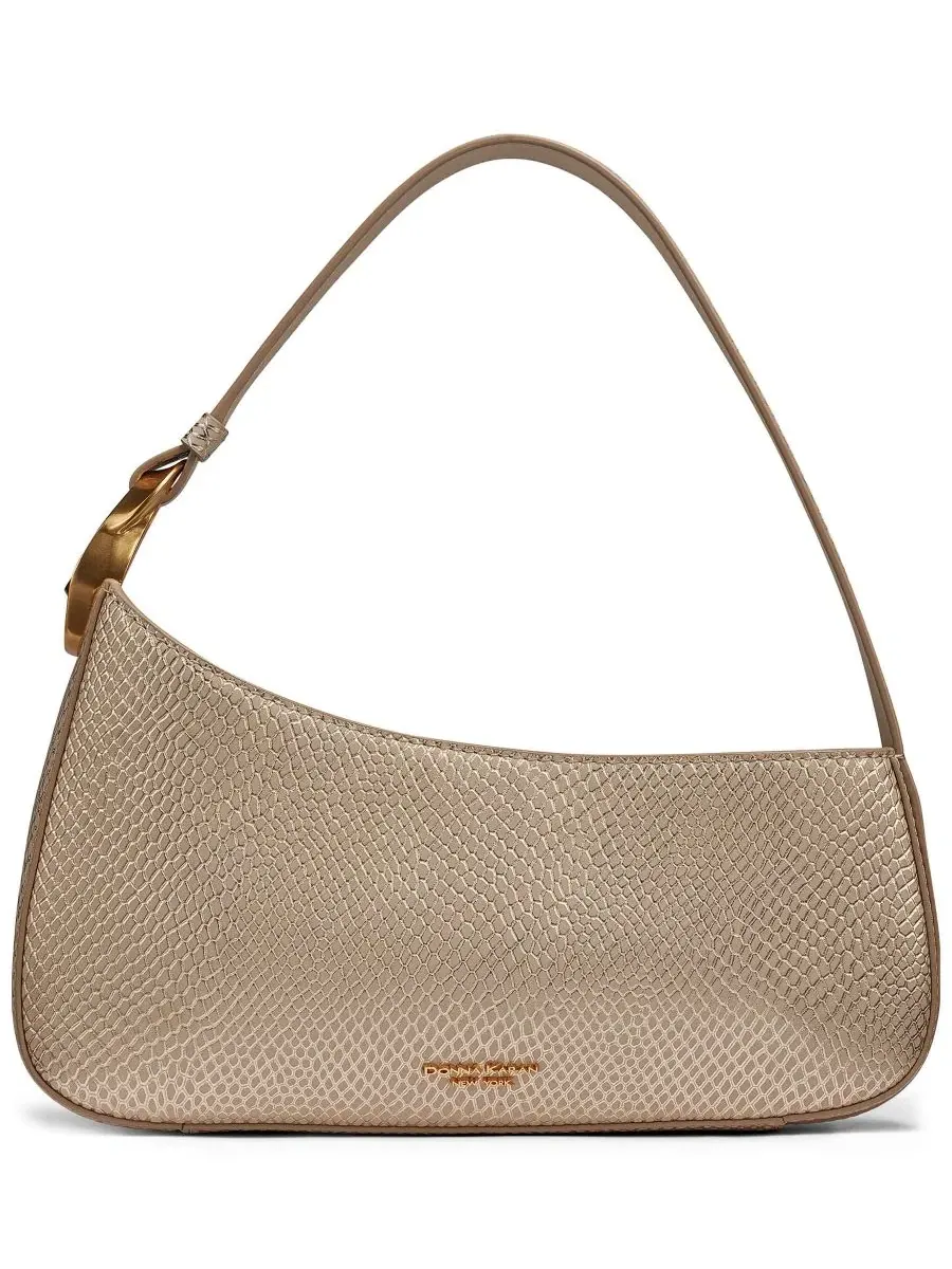 Сумка через плечо Jersey Small Snake Donna Karan New York — изображение 1 из 6, золотистый