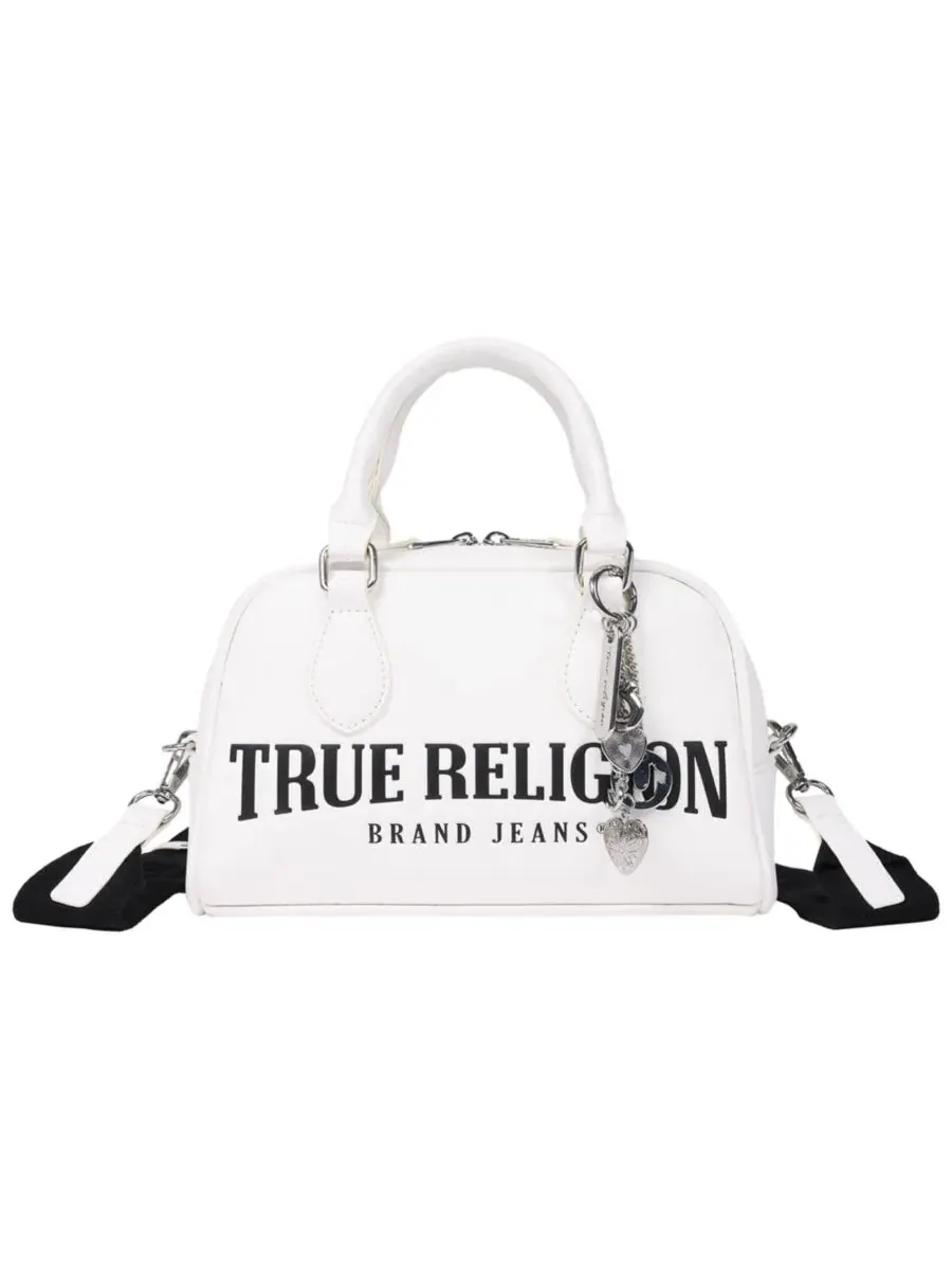 Сумка-саквояж с логотипом Bombe и подвеской True Religion — изображение 1 из 6, белый
