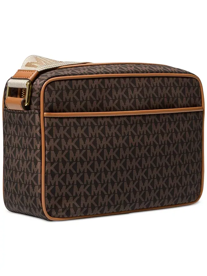 Сумка женская кросс-боди нейлон Michael Kors Jet Set Logo East West — изображение 4 из 4, оранжевый