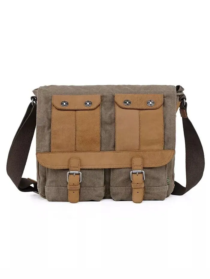 Сумка-мессенджер из холста Valley River TSD BRAND — 1