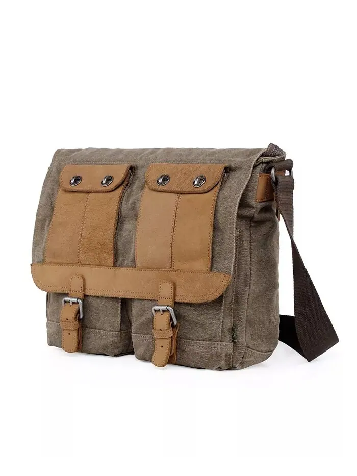 Сумка-мессенджер из холста Valley River TSD BRAND — 2