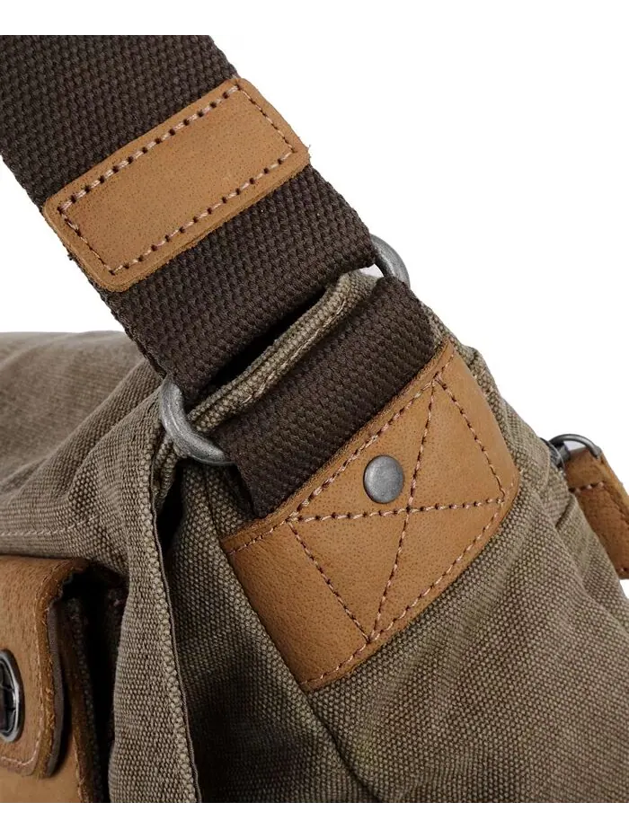 Сумка-мессенджер из холста Valley River TSD BRAND — 11