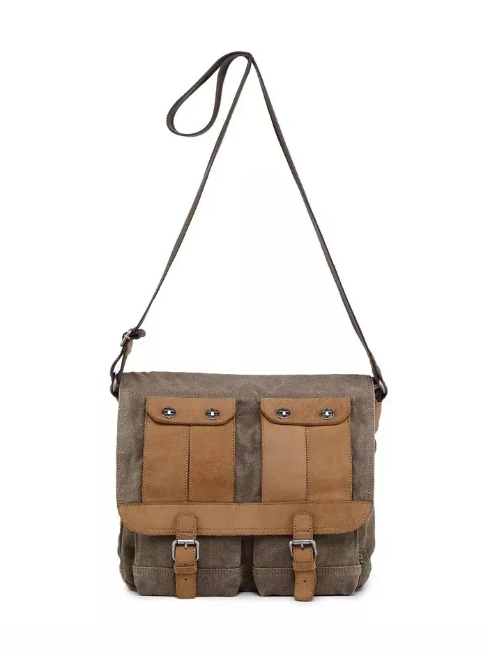 Сумка-мессенджер из холста Valley River TSD BRAND — 12