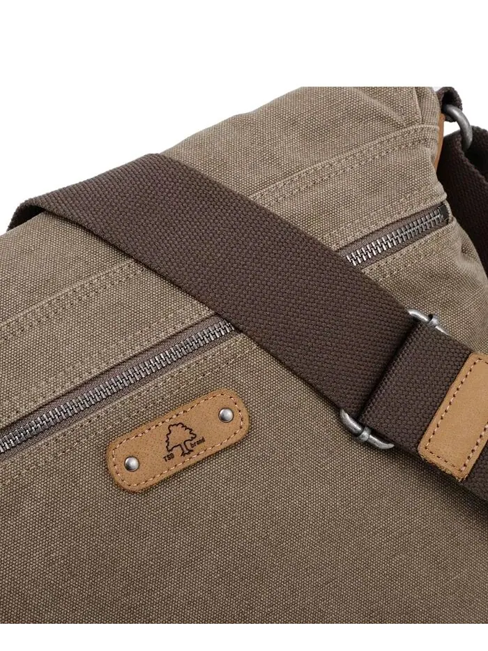 Сумка-мессенджер из холста Valley River TSD BRAND — 9