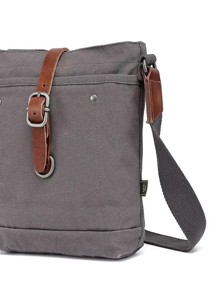 Сумка через плечо из холста Forest Canvas TSD BRAND — изображение 12 из 12, хаки