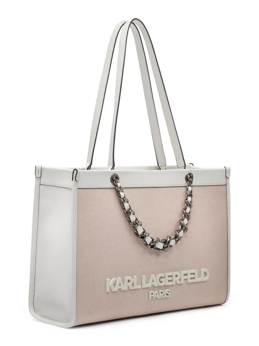 Большая сумка-тоут Savoie Karl Lagerfeld Paris — изображение 3 из 5, розовый