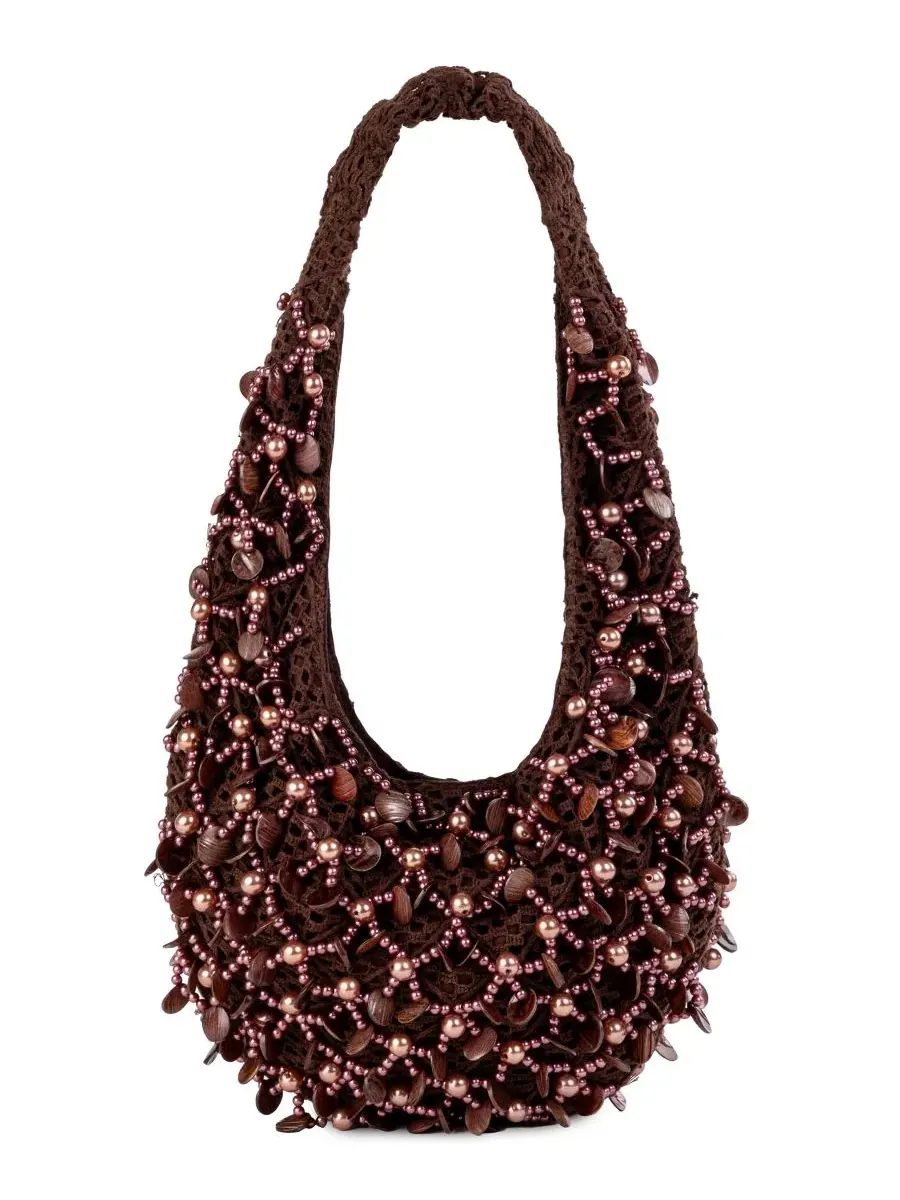 Сумка-хобо среднего размера Ariel Knit Sam Edelman