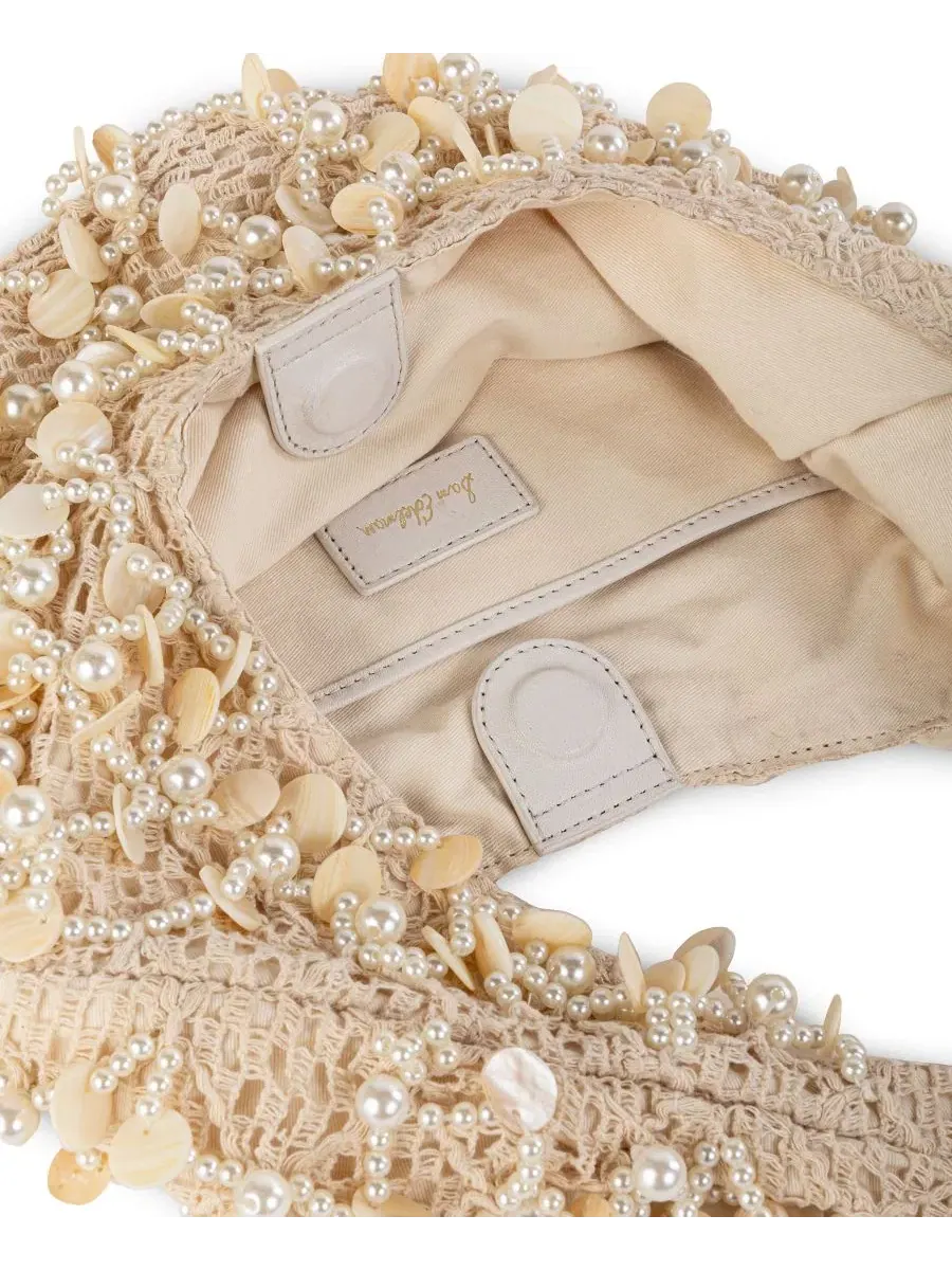 Сумка-хобо среднего размера из вязаного трикотажа Ariel Knit Sam Edelman — изображение 4 из 5, прозрачный