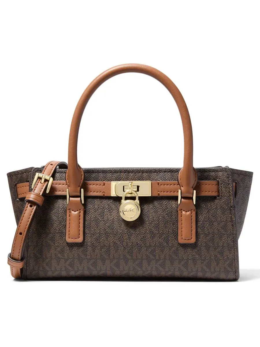 Сумка женская кросс-боди Michael Kors Hamilton, коричневый/ореховый — изображение 1 из 3