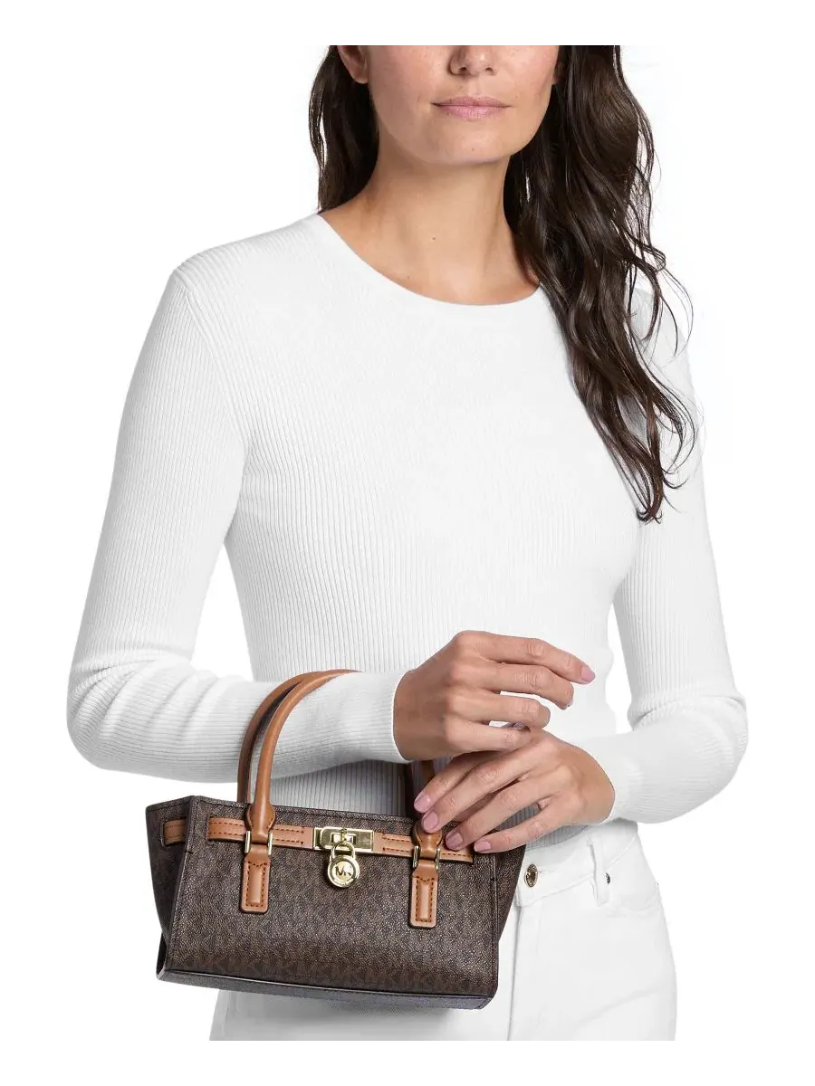 Сумка женская кросс-боди Michael Kors Hamilton, коричневый/ореховый — изображение 3 из 3