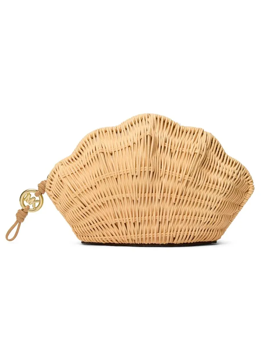 Сумка женская клатч ротанг Michael Kors Shelly Convertible