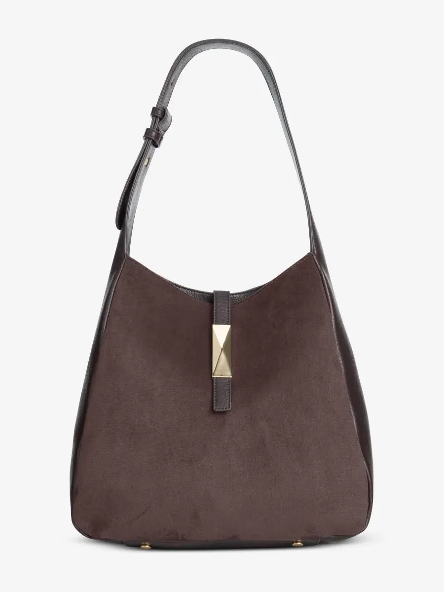 Сумка через плечо Salee Suede I.N.C. International Concepts — изображение 1 из 7, сливовый