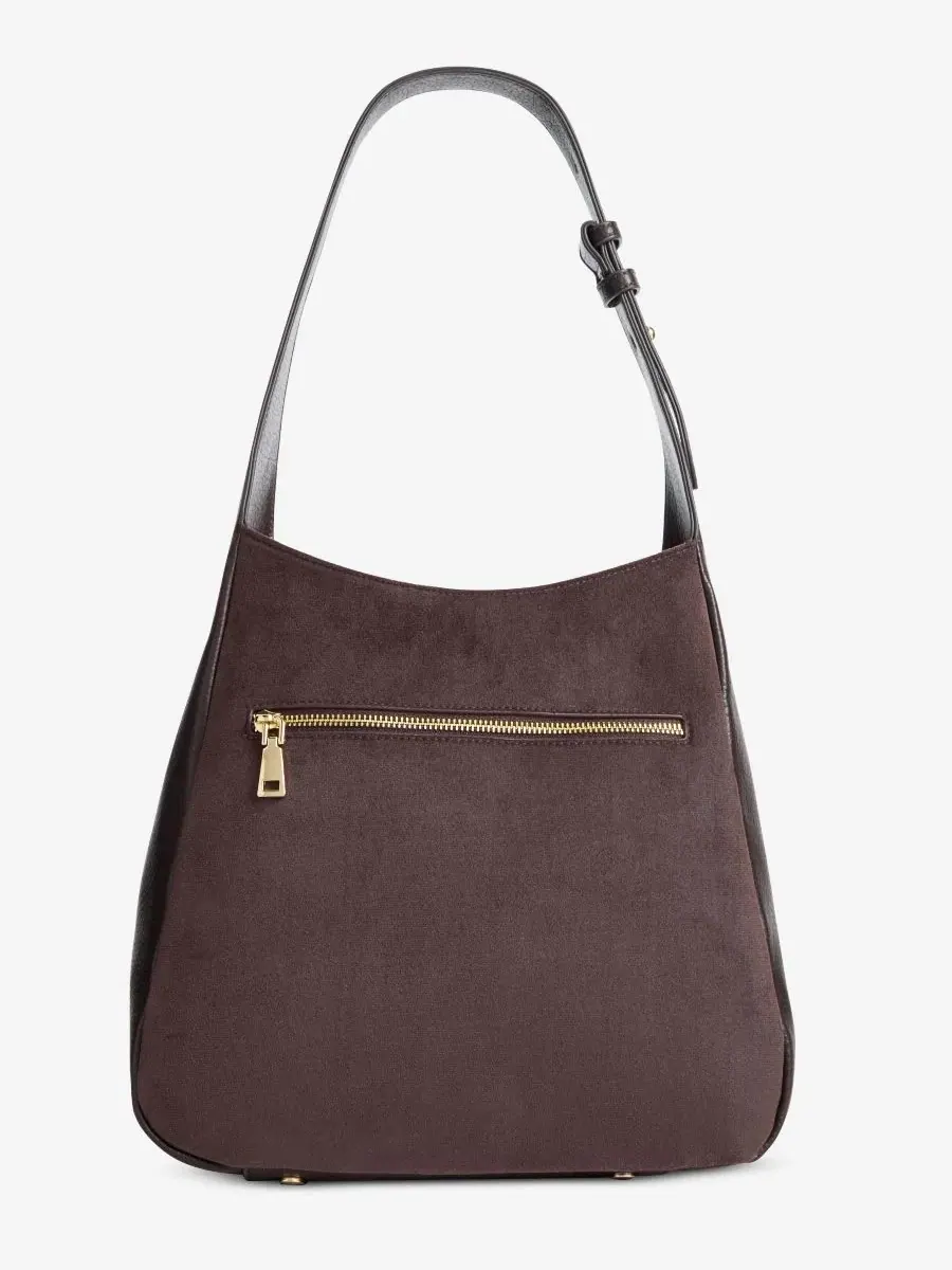 Сумка через плечо Salee Suede I.N.C. International Concepts — изображение 4 из 7, сливовый