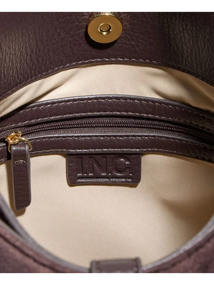 Сумка через плечо Salee Suede I.N.C. International Concepts — изображение 7 из 7, сливовый