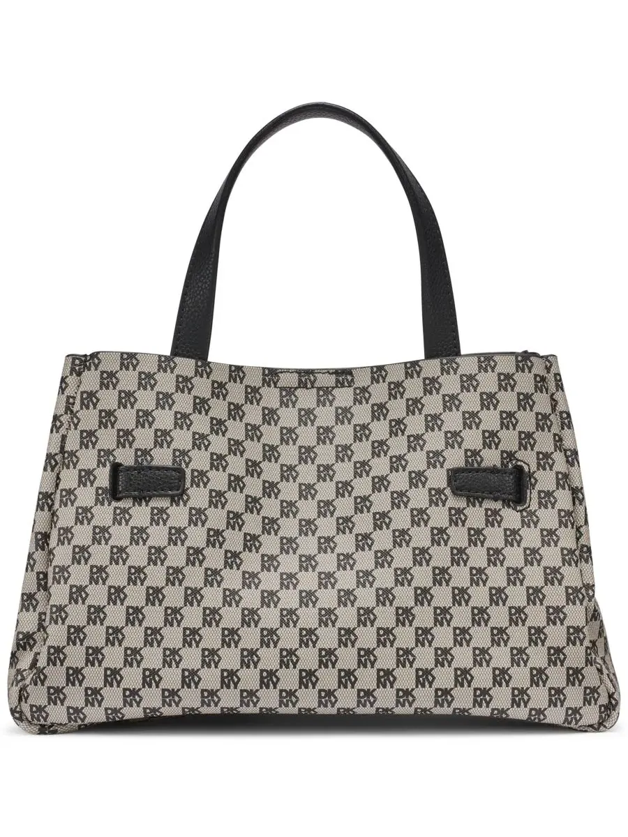 Сумка-мессенджер Bryar Small Crossbody Satchel Bag DKNY — изображение 2 из 4, черный/черный