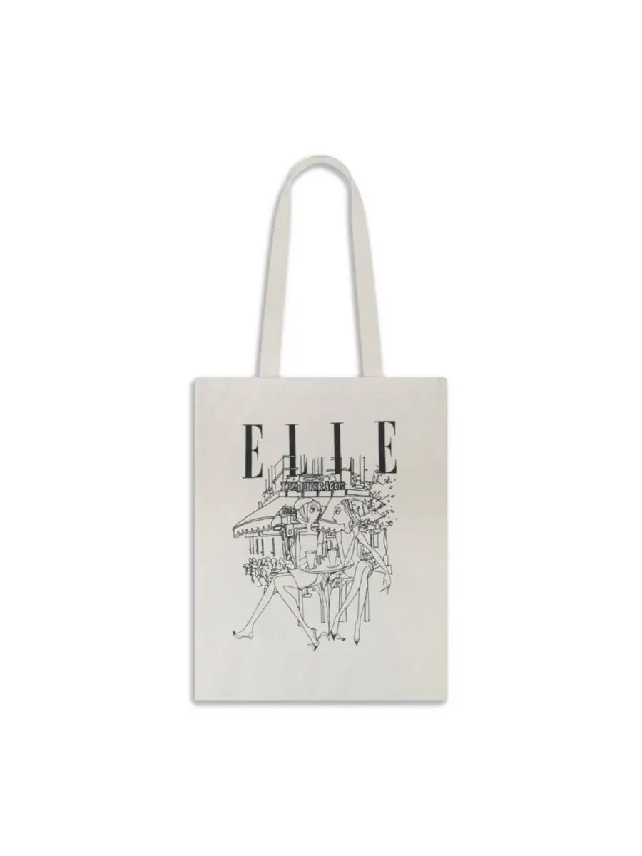 Сумка-тоут Elle с графическим принтом Elle Collection, овсяный — изображение 3 из 3