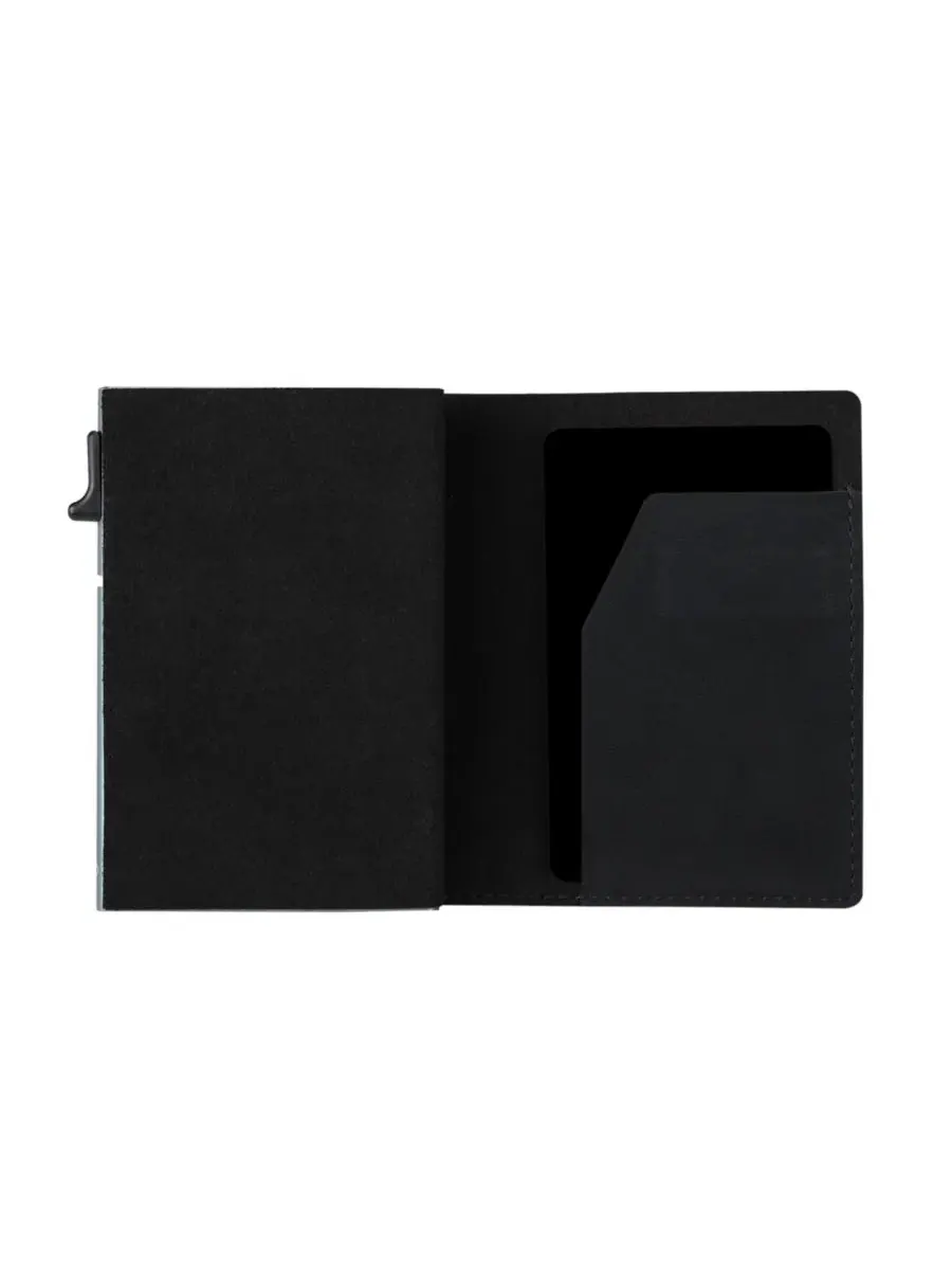 Мужской тонкий кошелек для кредитных карт Card Blockr с защитой от RFID, черный, из искусственной — изображение 3 из 6