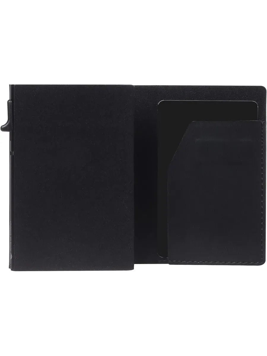 Мужской тонкий кошелек для кредитных карт Card Blockr с защитой от RFID, черный, из искусственной — изображение 3 из 5