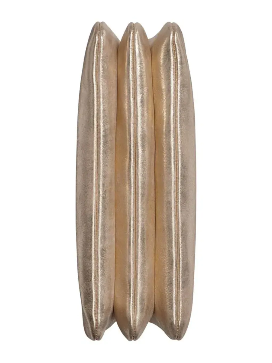 Небольшая кроссбоди-сумка Glenwood Small Crossbody Donna Karan New York — изображение 6 из 10, светлый золотистый