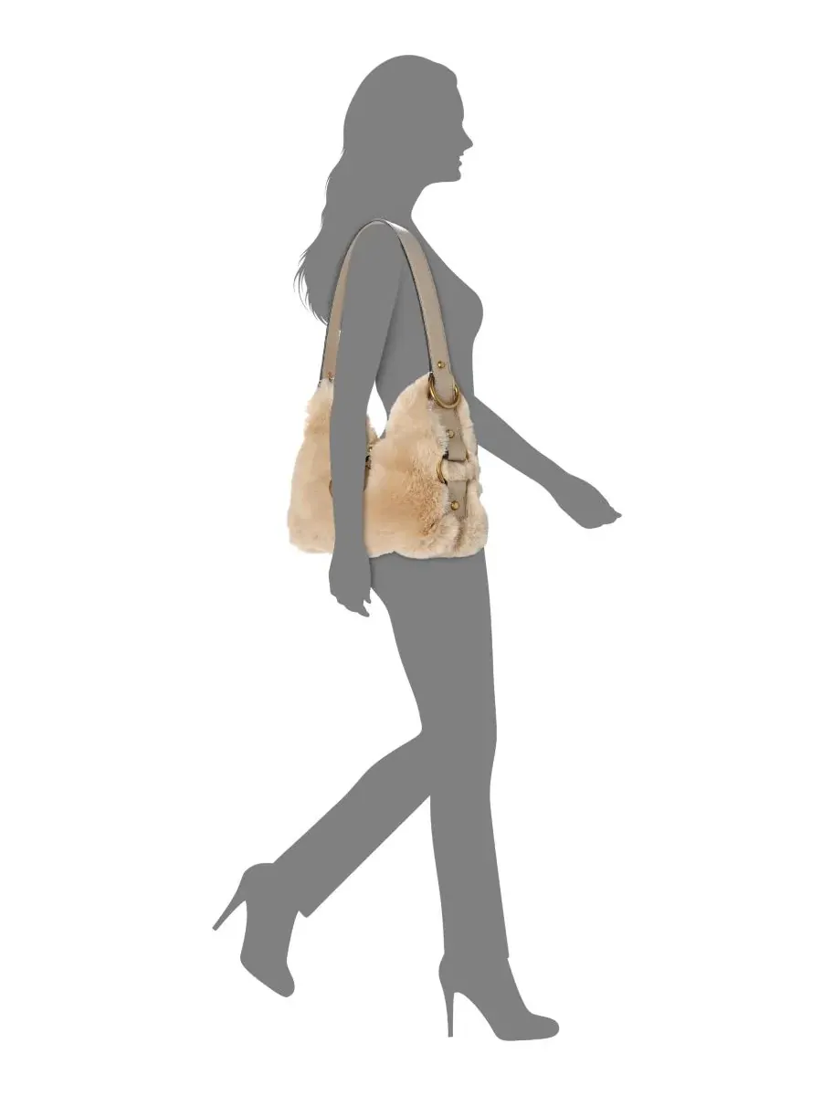 Небольшая сумка через плечо Camden Small Shoulder Handbag GUESS — изображение 5 из 5, белый