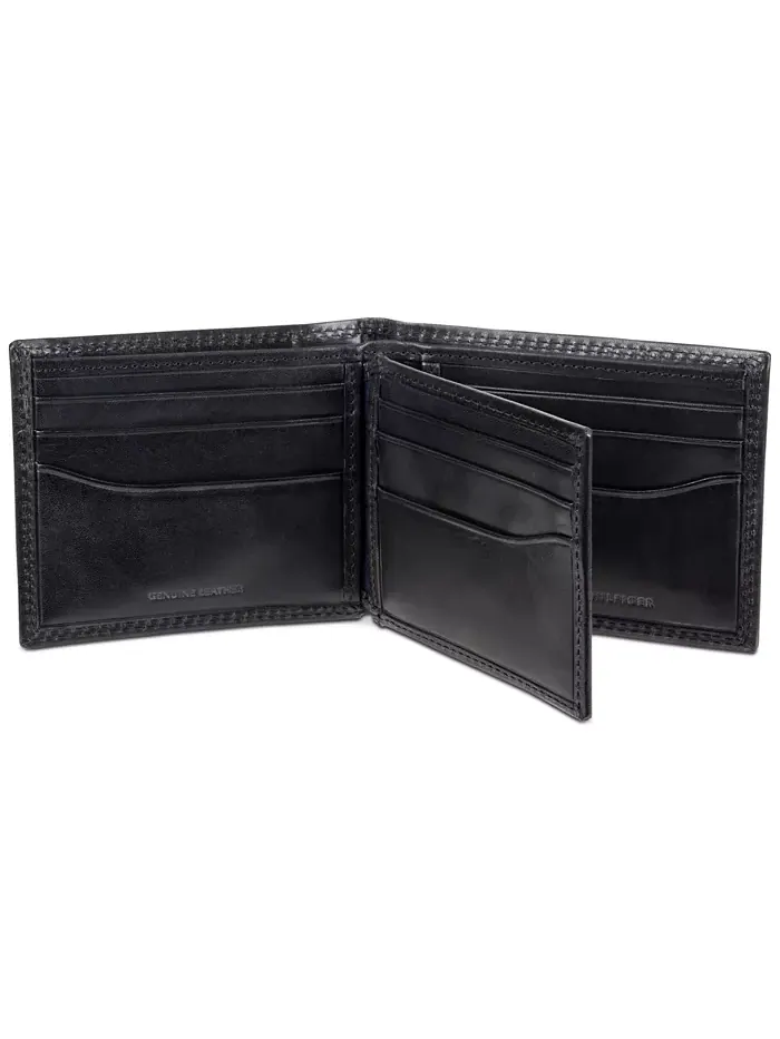 Мужской кошелек Edisto RFID Slimfold Wallet Tommy Hilfiger — изображение 2 из 6, черный
