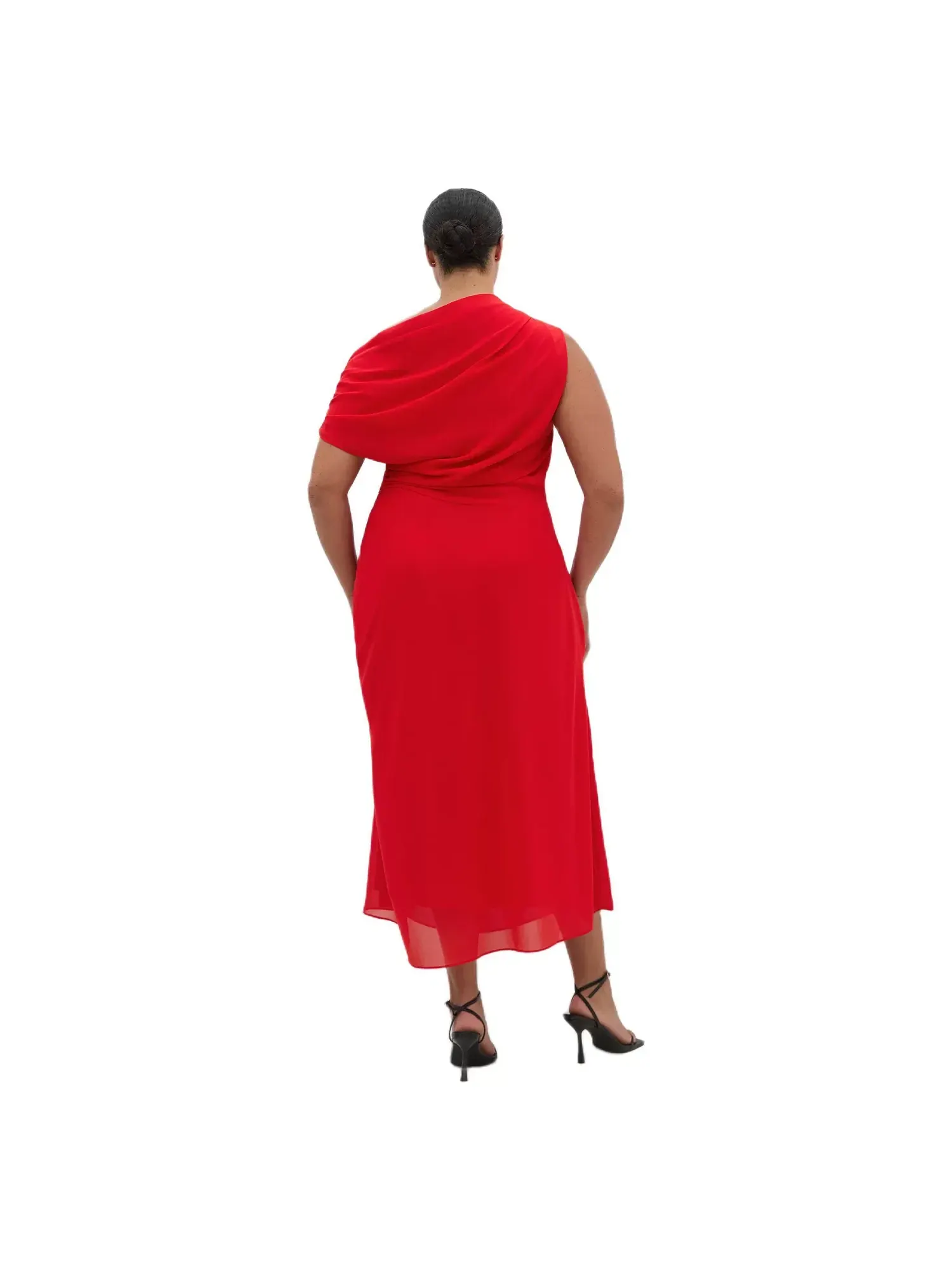 Платье City Chic Vivid Colour Maxi — изображение 2 из 4, красный