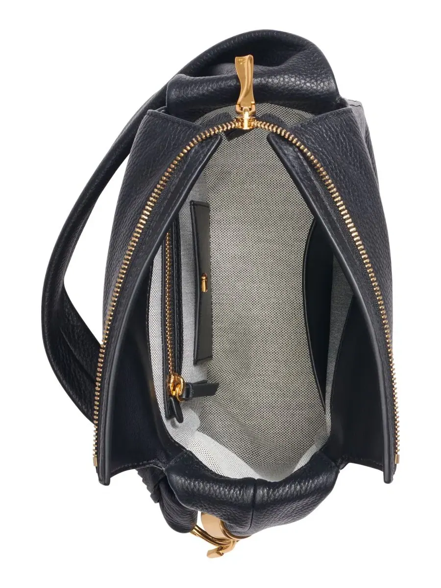 Сумка через плечо Tartan Donna Karan New York — изображение 4 из 5, черный/золотистый
