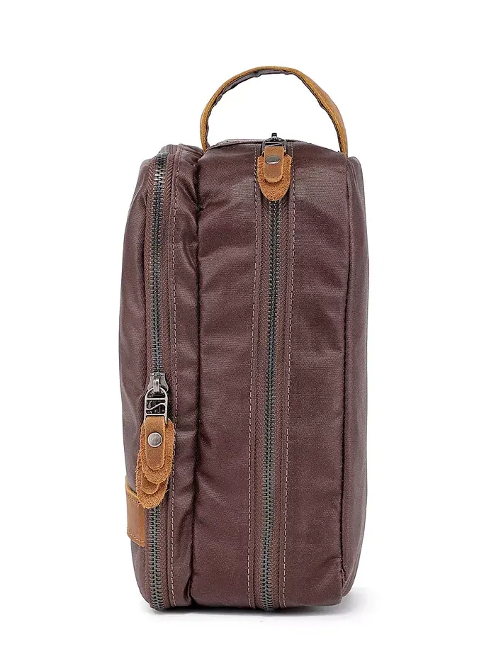 Городская косметичка Urban Light Zip Top с молнией TSD BRAND — изображение 6 из 11, коричневый