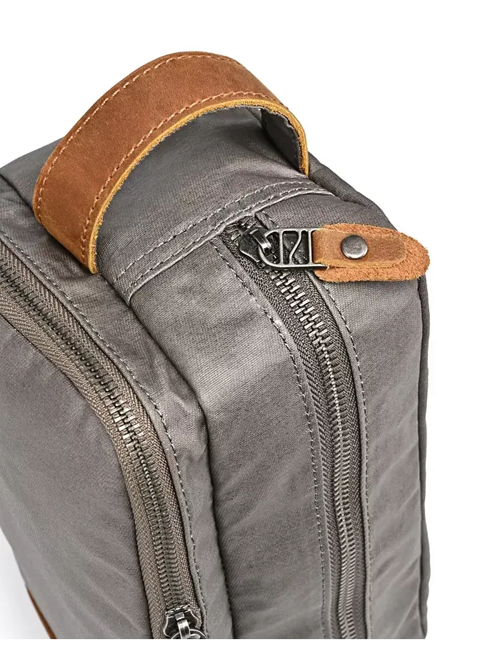 Городская косметичка Urban Light Zip Top с молнией TSD BRAND — изображение 6 из 11, серый