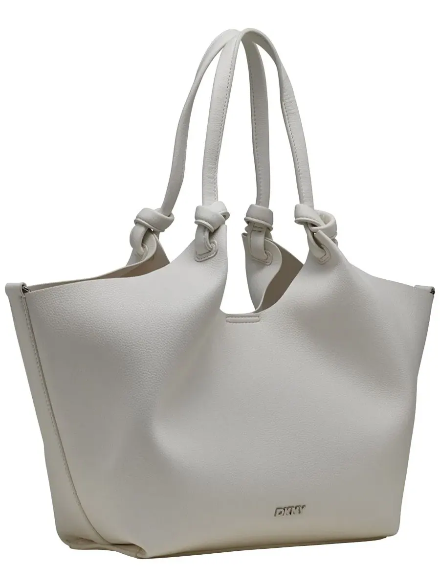 Сумка-шоппер Paula Snap Extra-Large Dkny — изображение 4 из 5, бежевый