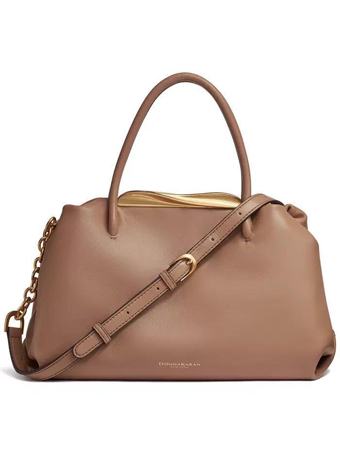 Поплиновая сумка-саквояж Donna Karan New York — изображение 1 из 7, тосты с миндалем