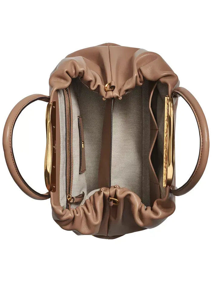 Поплиновая сумка-саквояж Donna Karan New York — изображение 4 из 7, тосты с миндалем