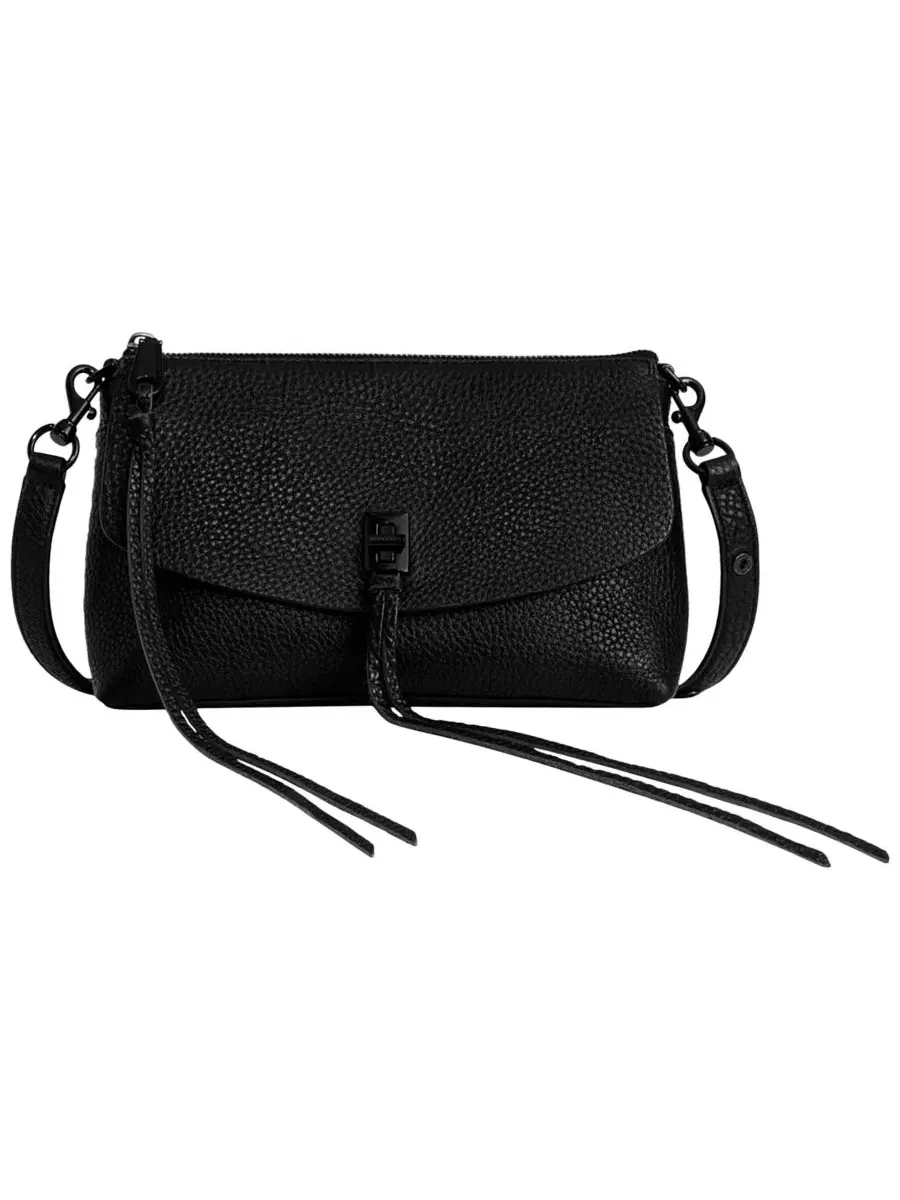 Сумка через плечо Darren Top Zip Small Crossbody Bag Rebecca Minkoff — изображение 1 из 3, черный