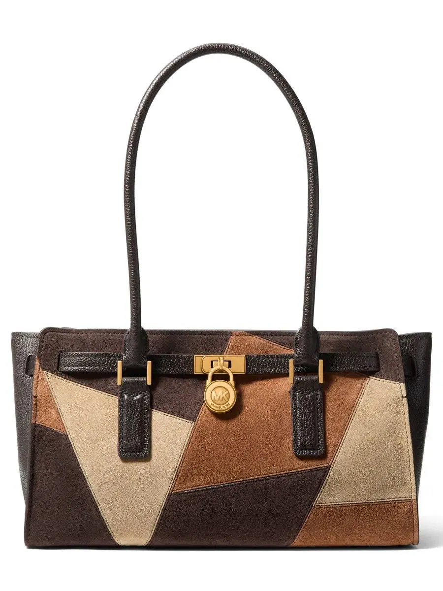 Сумка женская малая шоппер корпус Michael Kors Hamilton Moderne East West Tote — изображение 1 из 4, хаки
