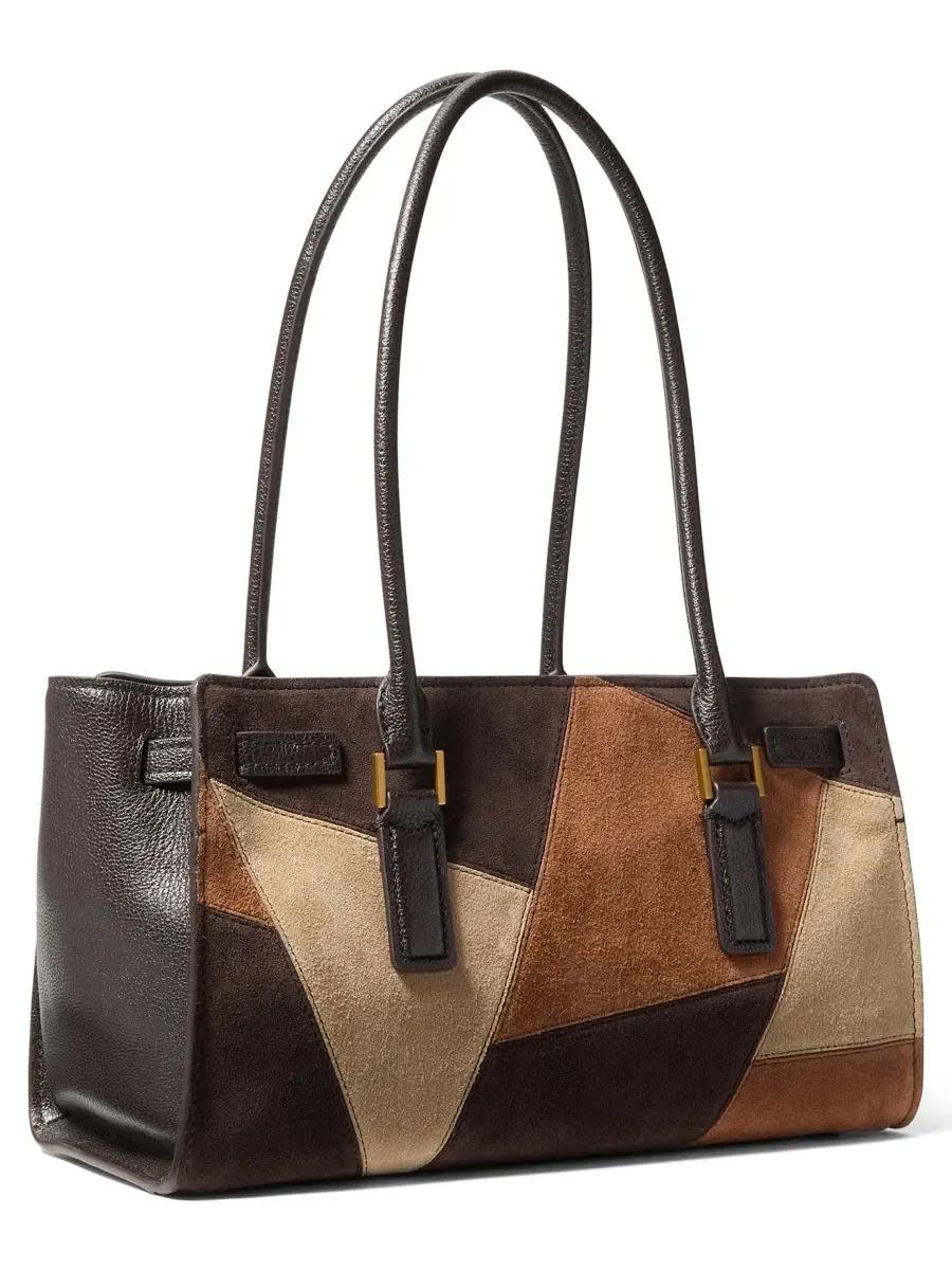 Сумка женская малая шоппер корпус Michael Kors Hamilton Moderne East West Tote — изображение 3 из 4, хаки