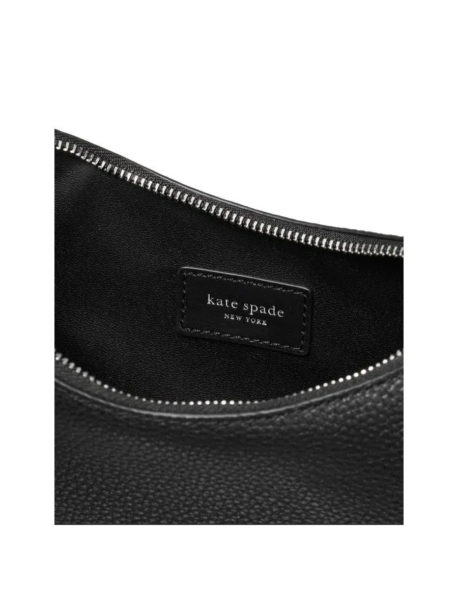 Сумка через плечо Duo Mini Leather Shoulder Handbag kate spade new york — изображение 3 из 8, черный/серебристый