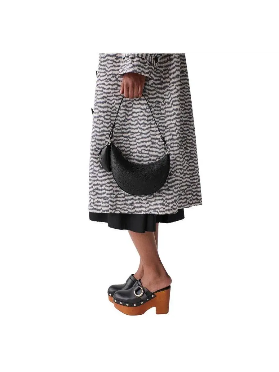 Сумка через плечо Duo Mini Leather Shoulder Handbag kate spade new york — изображение 6 из 8, черный/серебристый