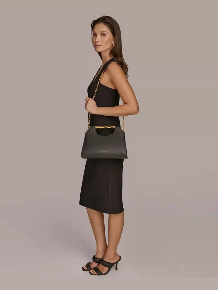Сумка женская Donna Karan New York — изображение 10 из 12, черный/золотистый