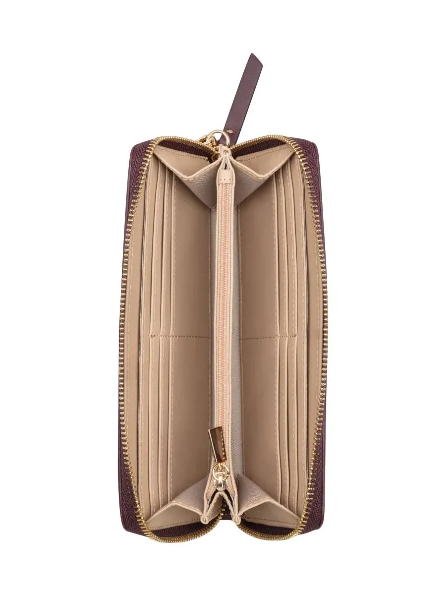 Клатч-вистлет Nine West, Mocha Logo/Boysenberry — изображение 4 из 4