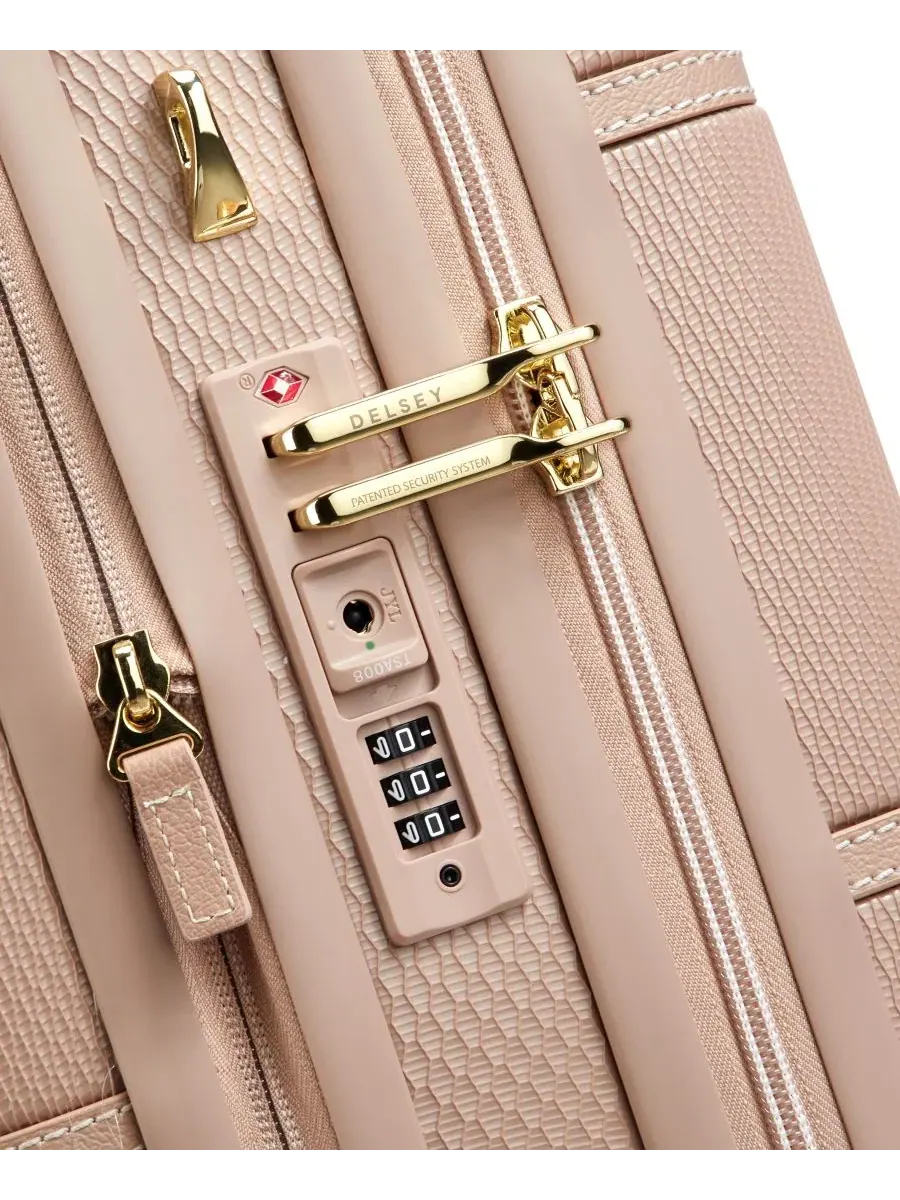 Дорожная сумка Chatelet Air 2.0 Overnight Bag Delsey Paris — изображение 6 из 10, бежевый розовый