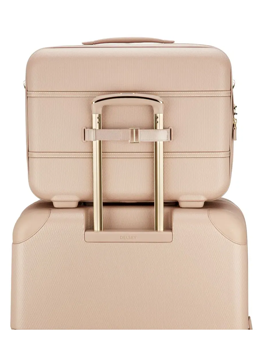 Дорожная сумка Chatelet Air 2.0 Overnight Bag Delsey Paris — изображение 9 из 10, бежевый розовый