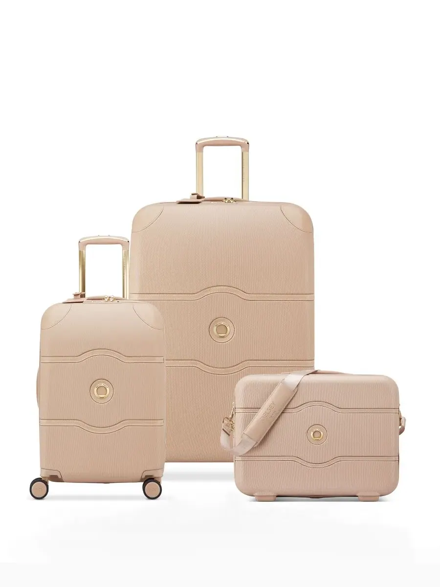 Дорожная сумка Chatelet Air 2.0 Overnight Bag Delsey Paris — изображение 10 из 10, бежевый розовый