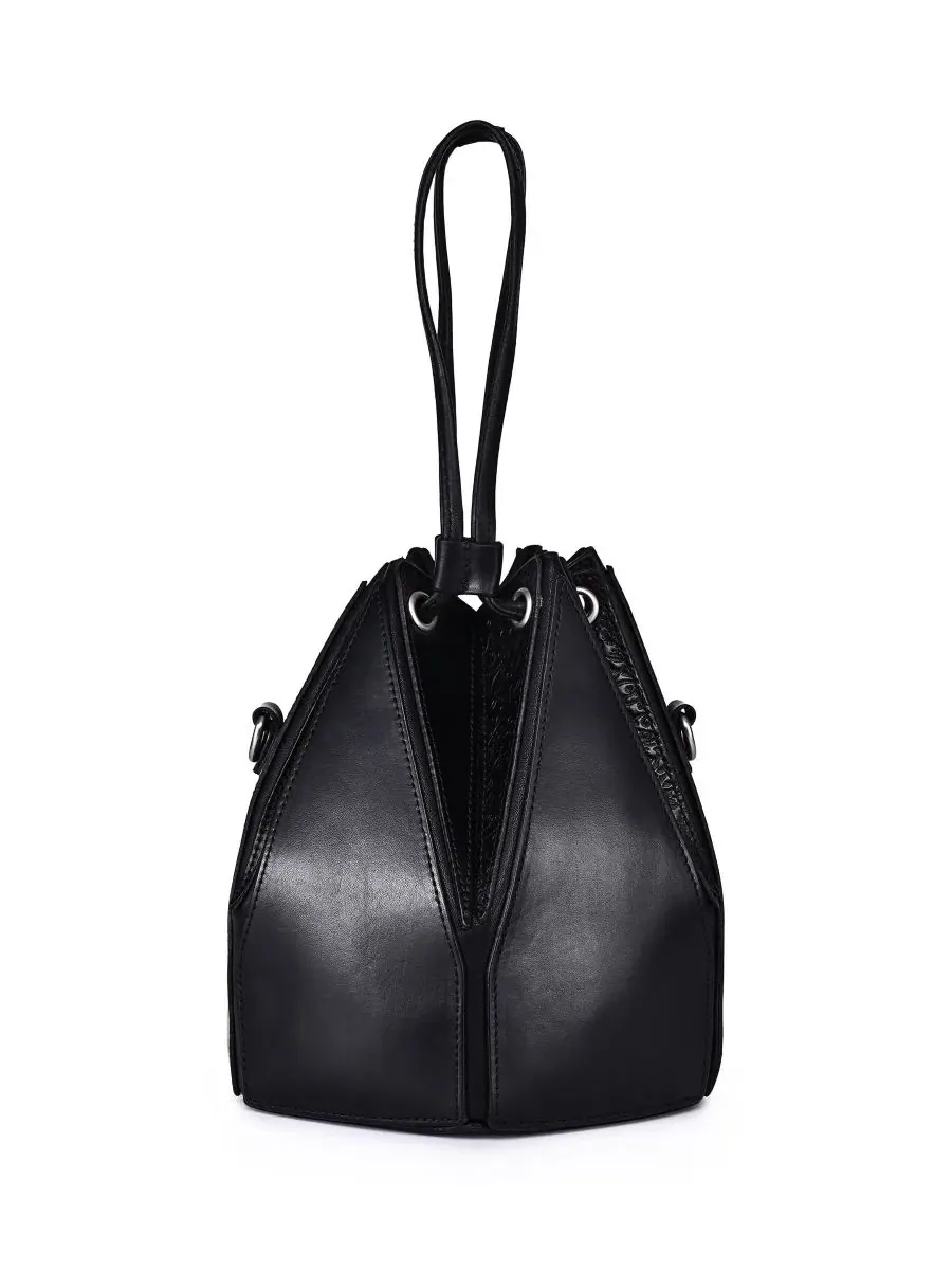 Сумка-трансформер Prism Mini Convertible Bucket Crossbody Handbag Old Trend — изображение 5 из 7, черный