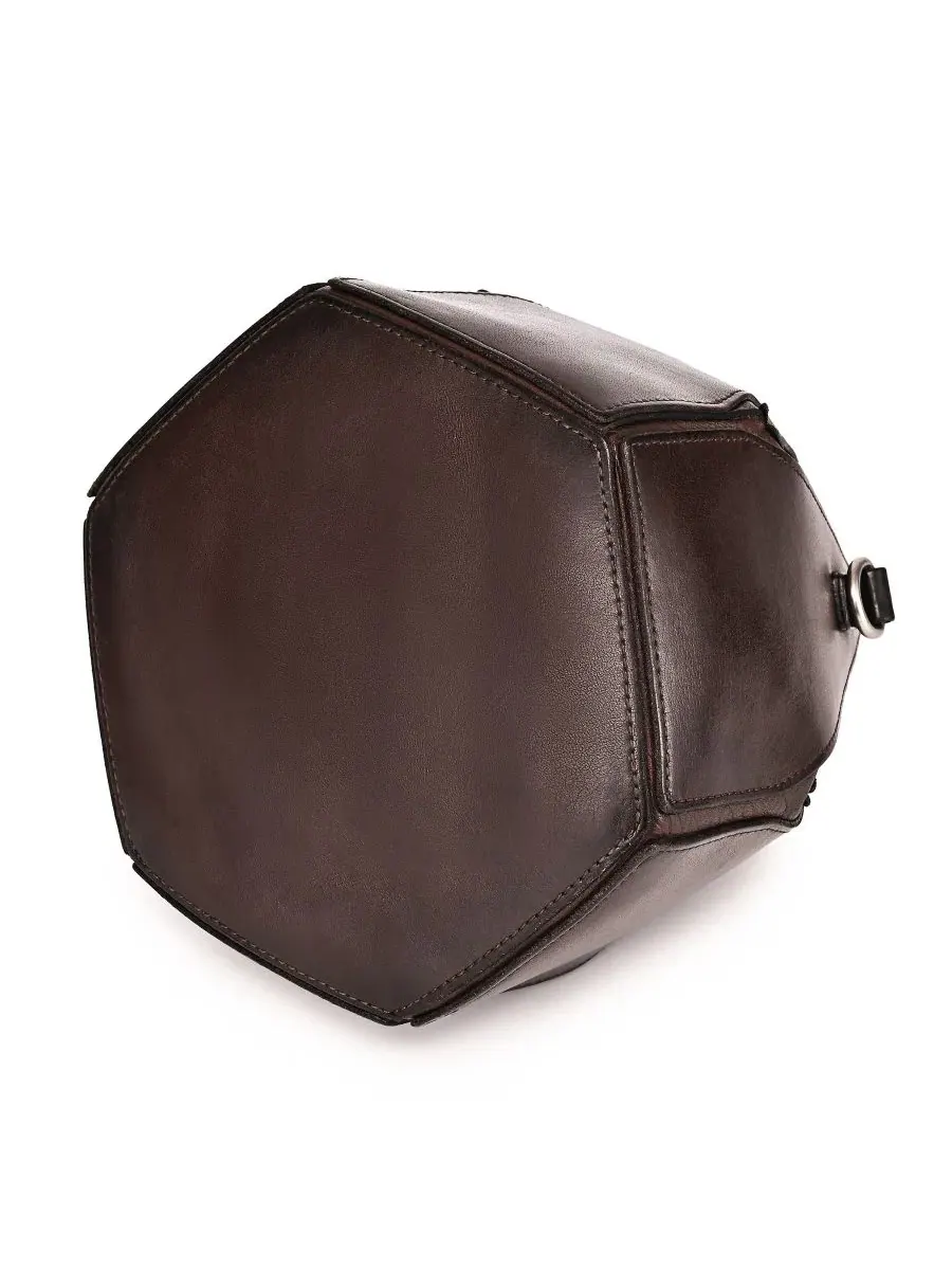 Сумка-трансформер Prism Mini Convertible Bucket Crossbody Handbag Old Trend — изображение 3 из 7, коричневый
