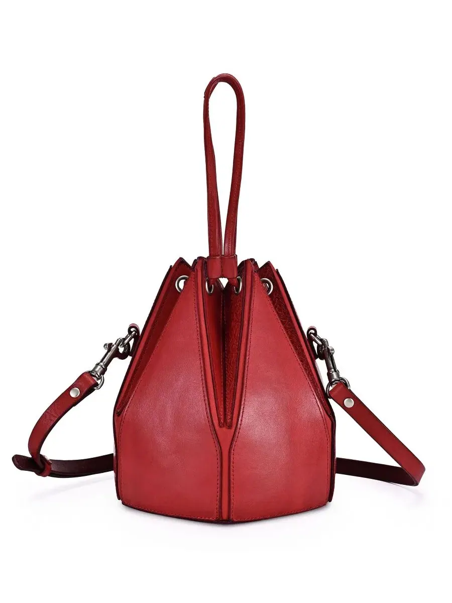 Сумка-трансформер Prism Mini Convertible Bucket Crossbody Handbag Old Trend — изображение 1 из 7, красный
